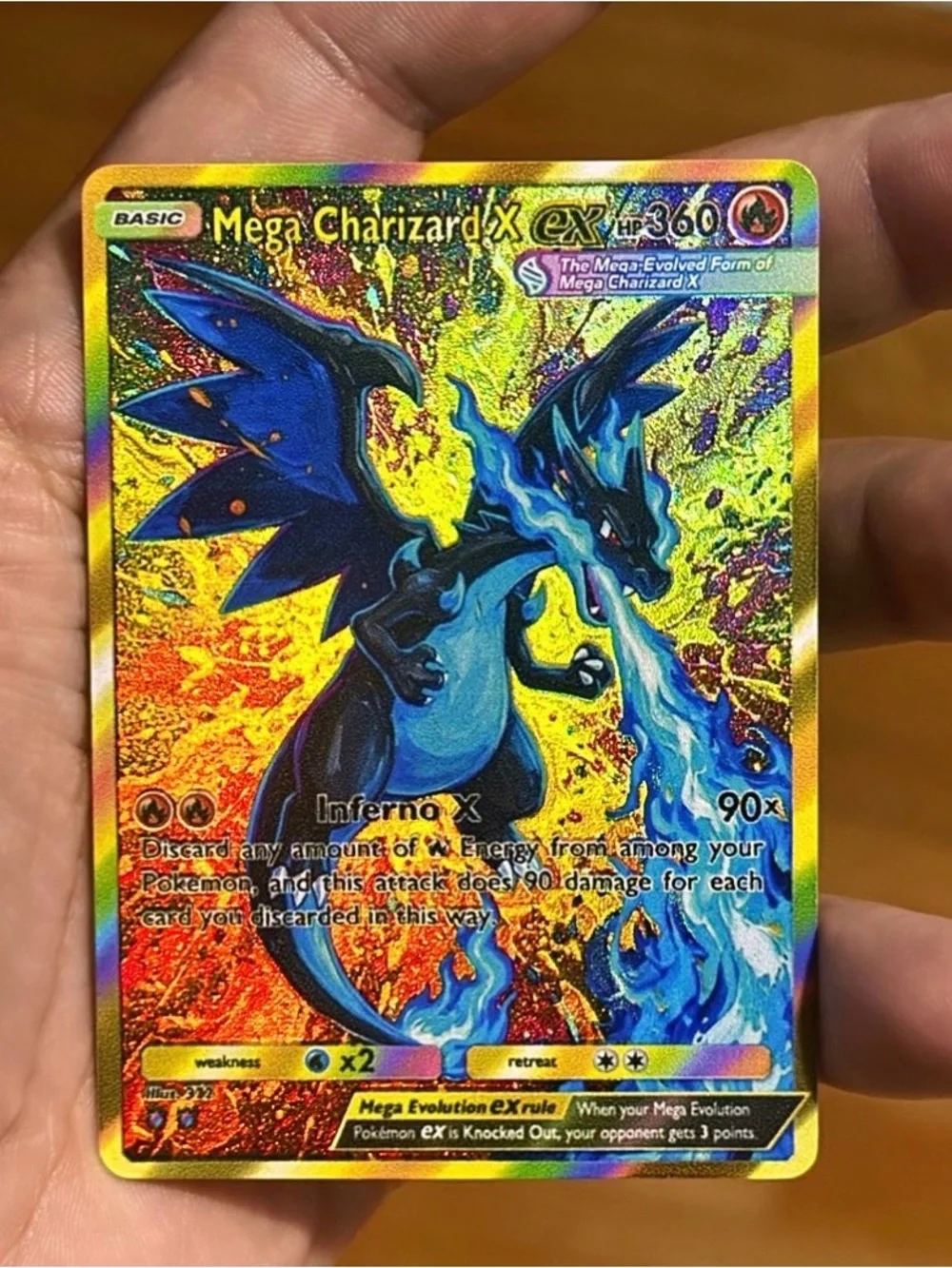 Mega Charizard x EX customized card